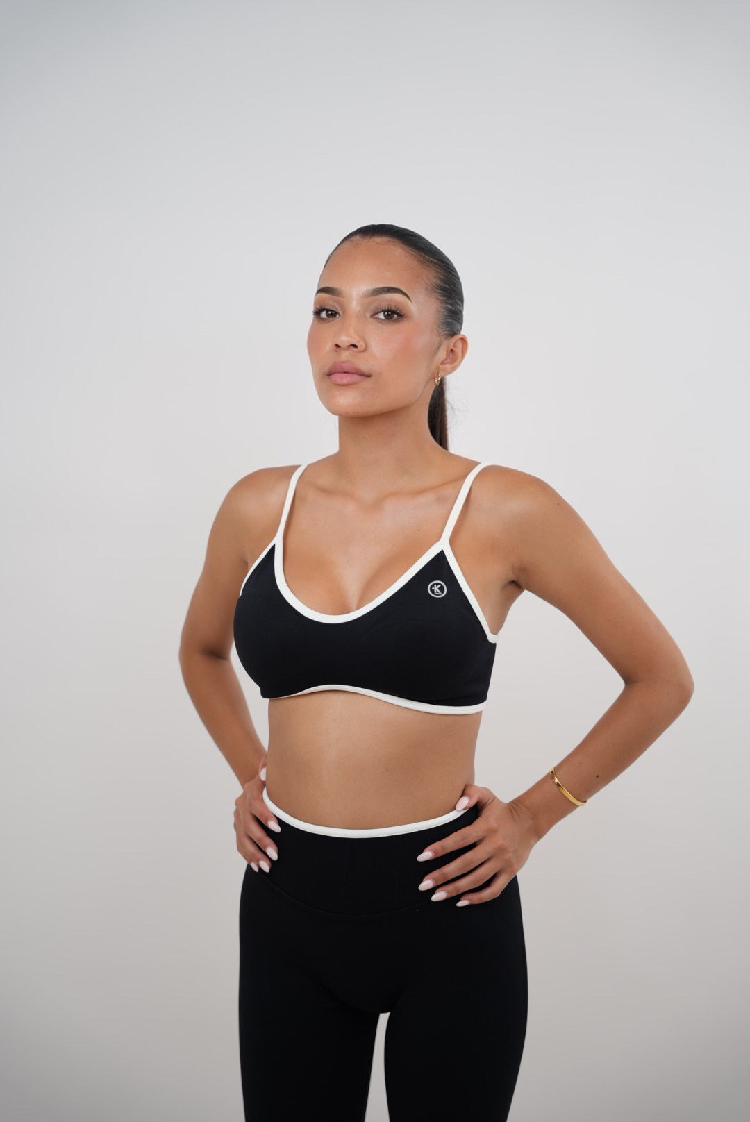 Passion is Power Sports Bra - Black
