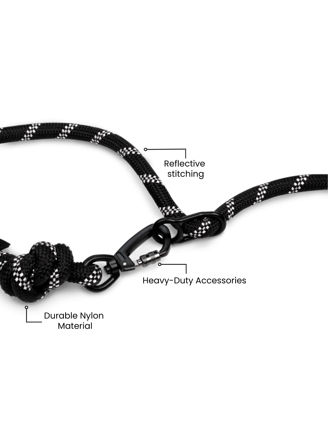 Hands - Free Dog Leash - Black