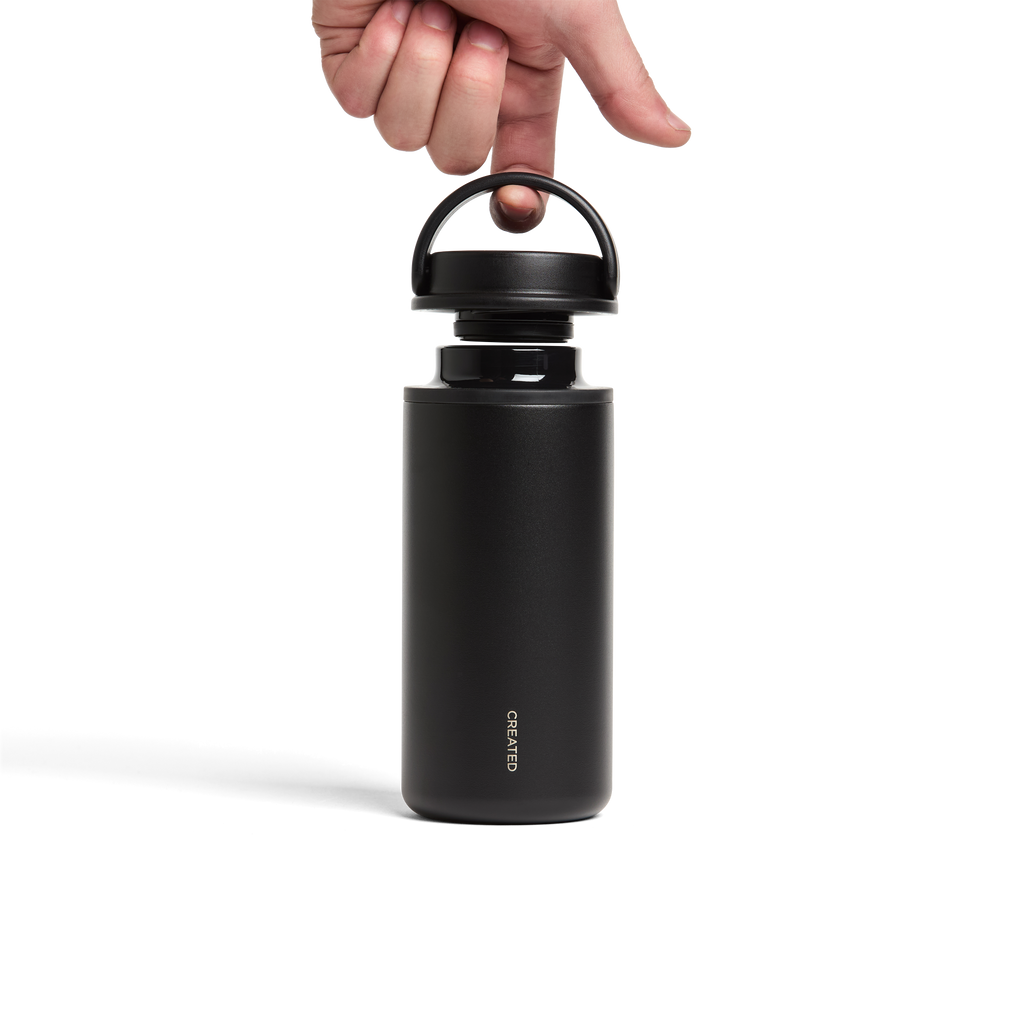 12oz  Blk Nomad Grip Tumbler
