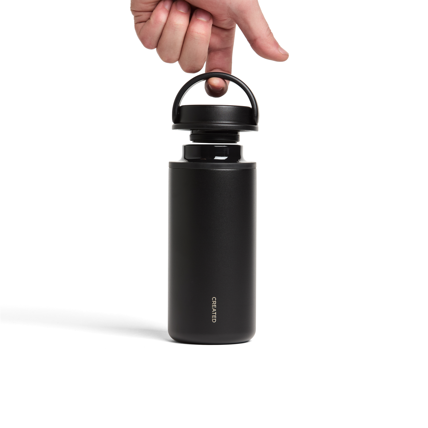 12oz  Blk Nomad Grip Tumbler