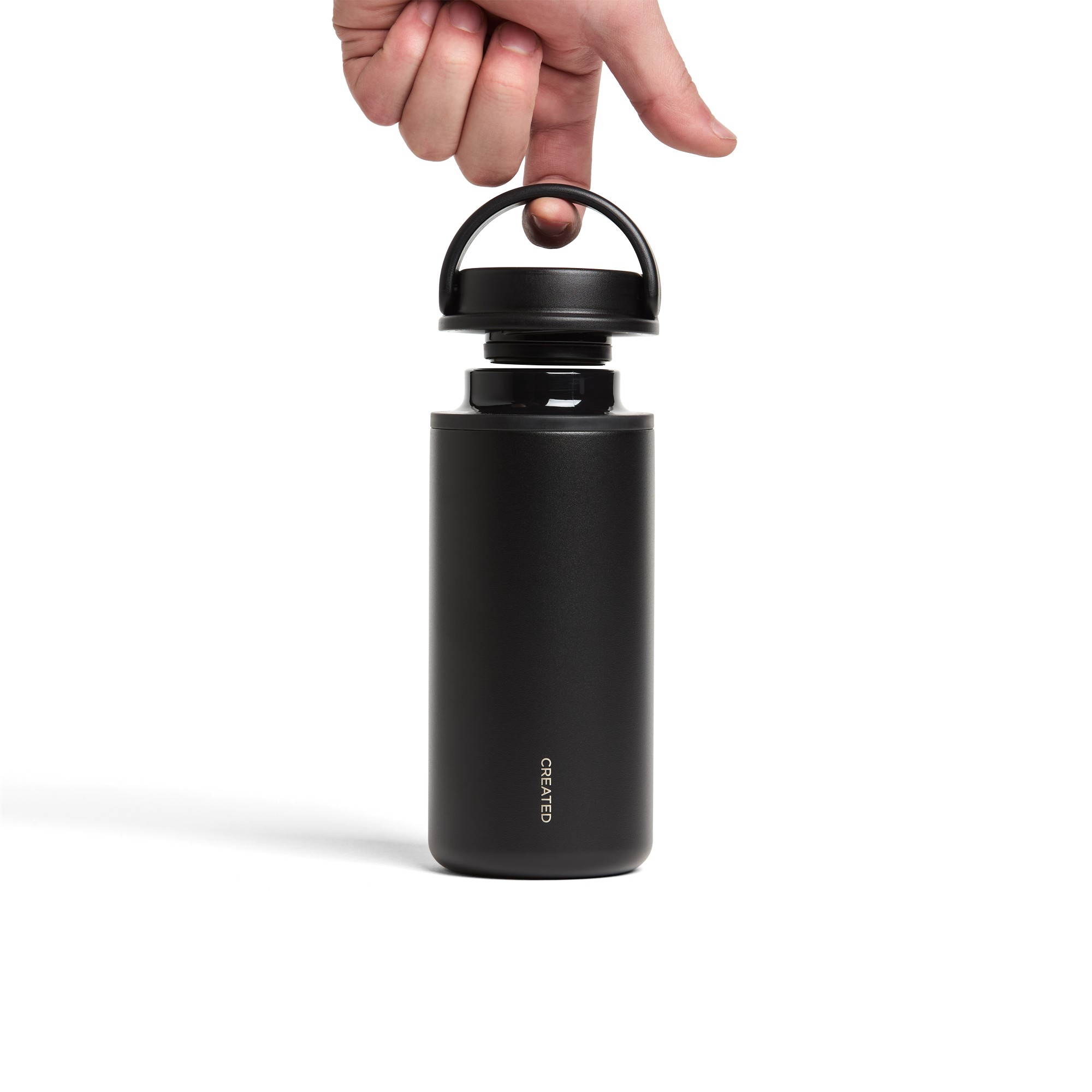 12oz  Blk Nomad Grip Tumbler