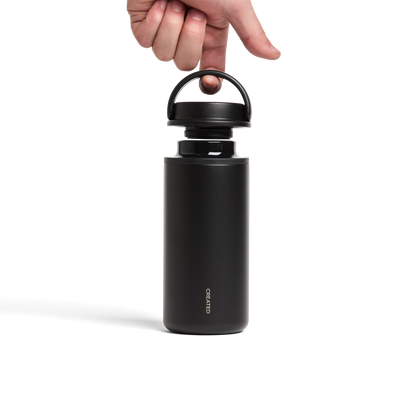 12oz  Blk Nomad Grip Tumbler