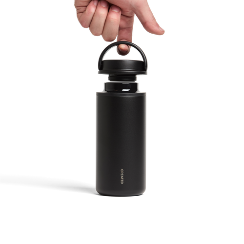 12oz  Blk Nomad Grip Tumbler