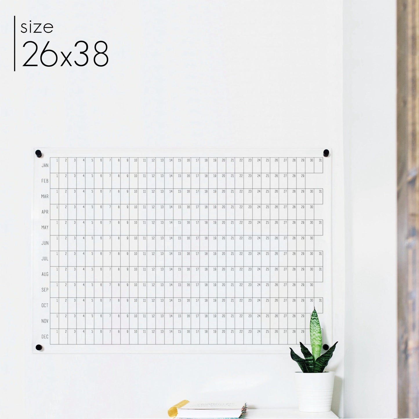 Yearly Acrylic Calendar | Madi Style