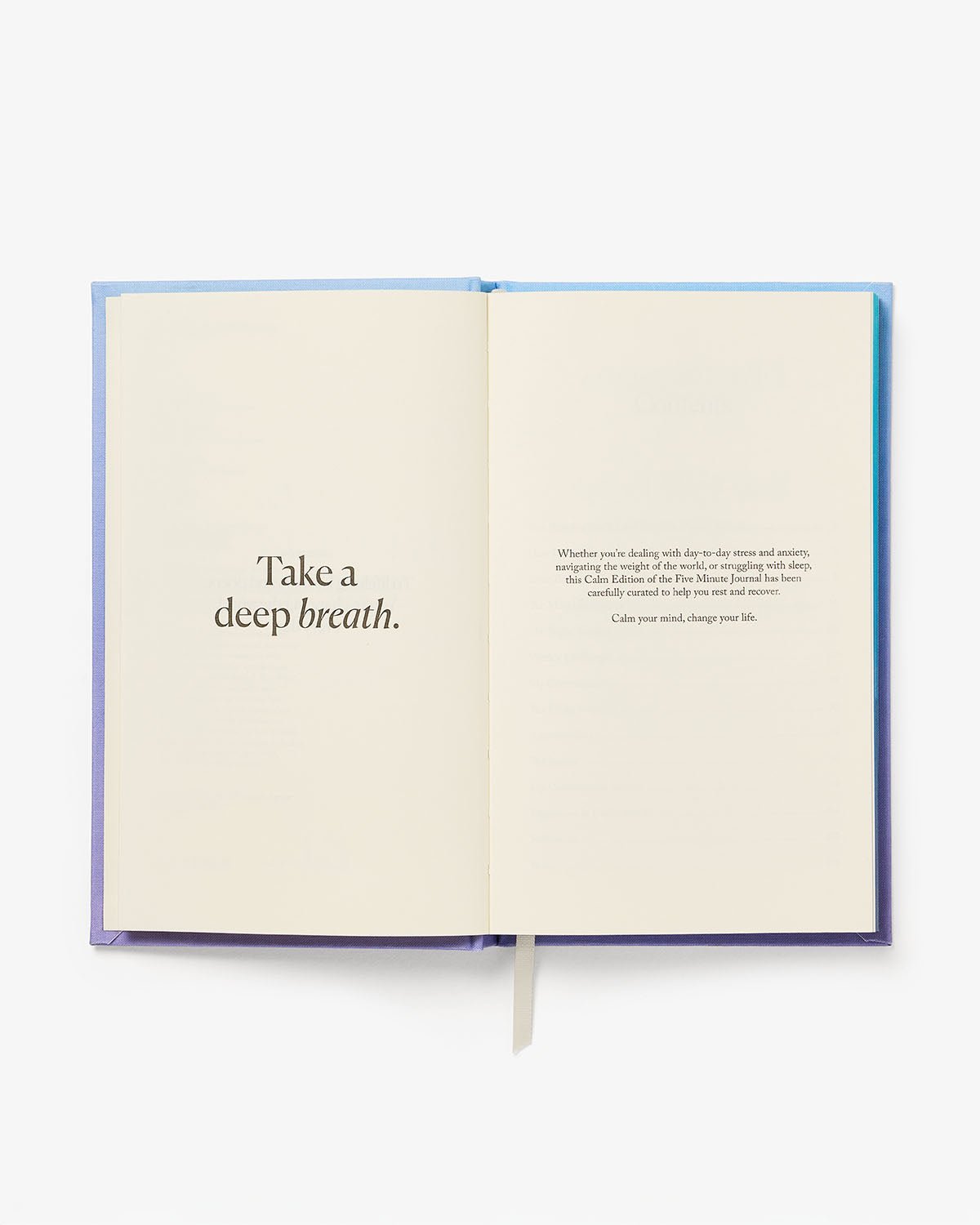 The Five Minute Journal x Calm