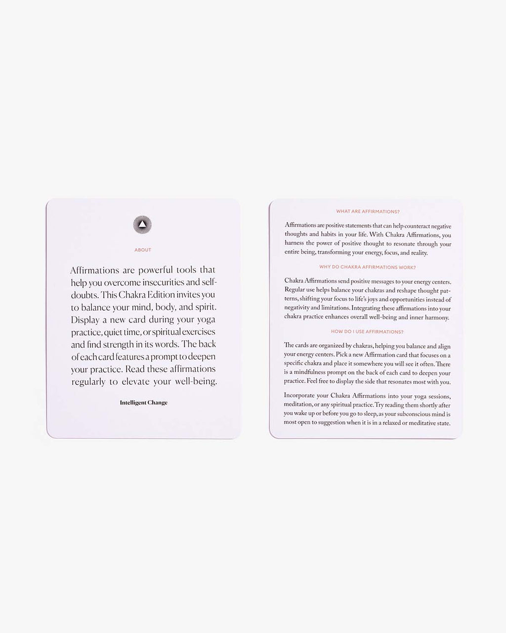 Chakra Balancing Affirmations Deck