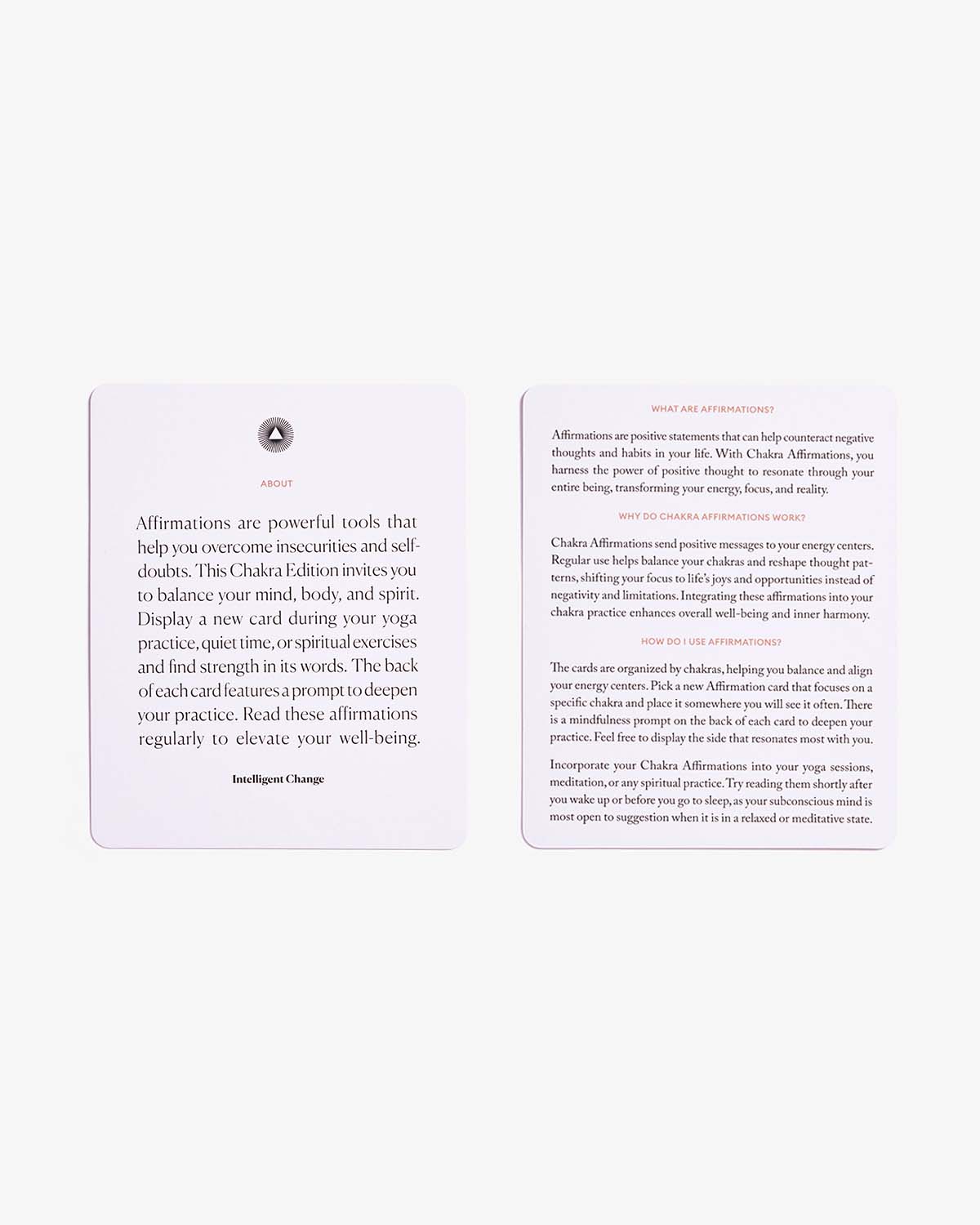 Chakra Balancing Affirmations Deck