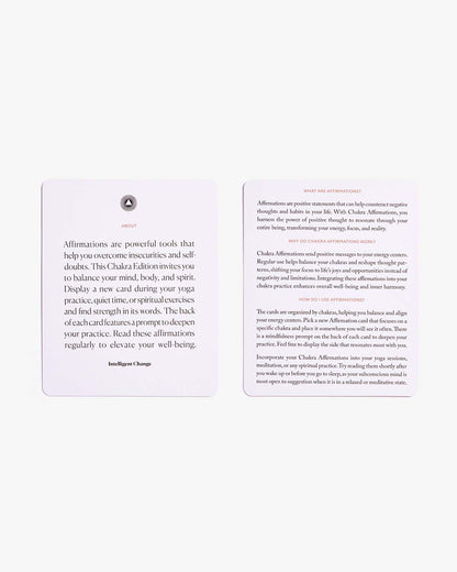 Chakra Balancing Affirmations Deck