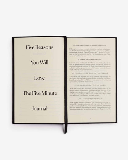 The Five Minute Journal - Black
