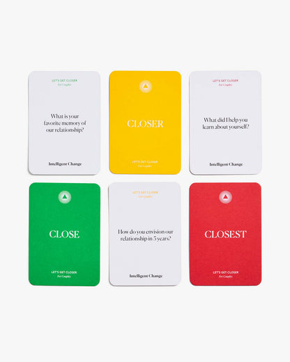 Get Closer Conversation Game: Couples