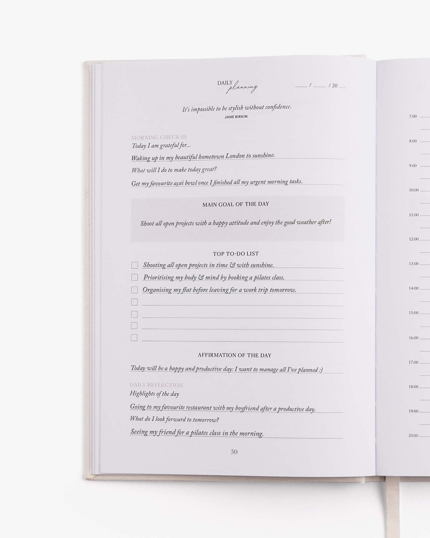Life &Style Planner - Off-White