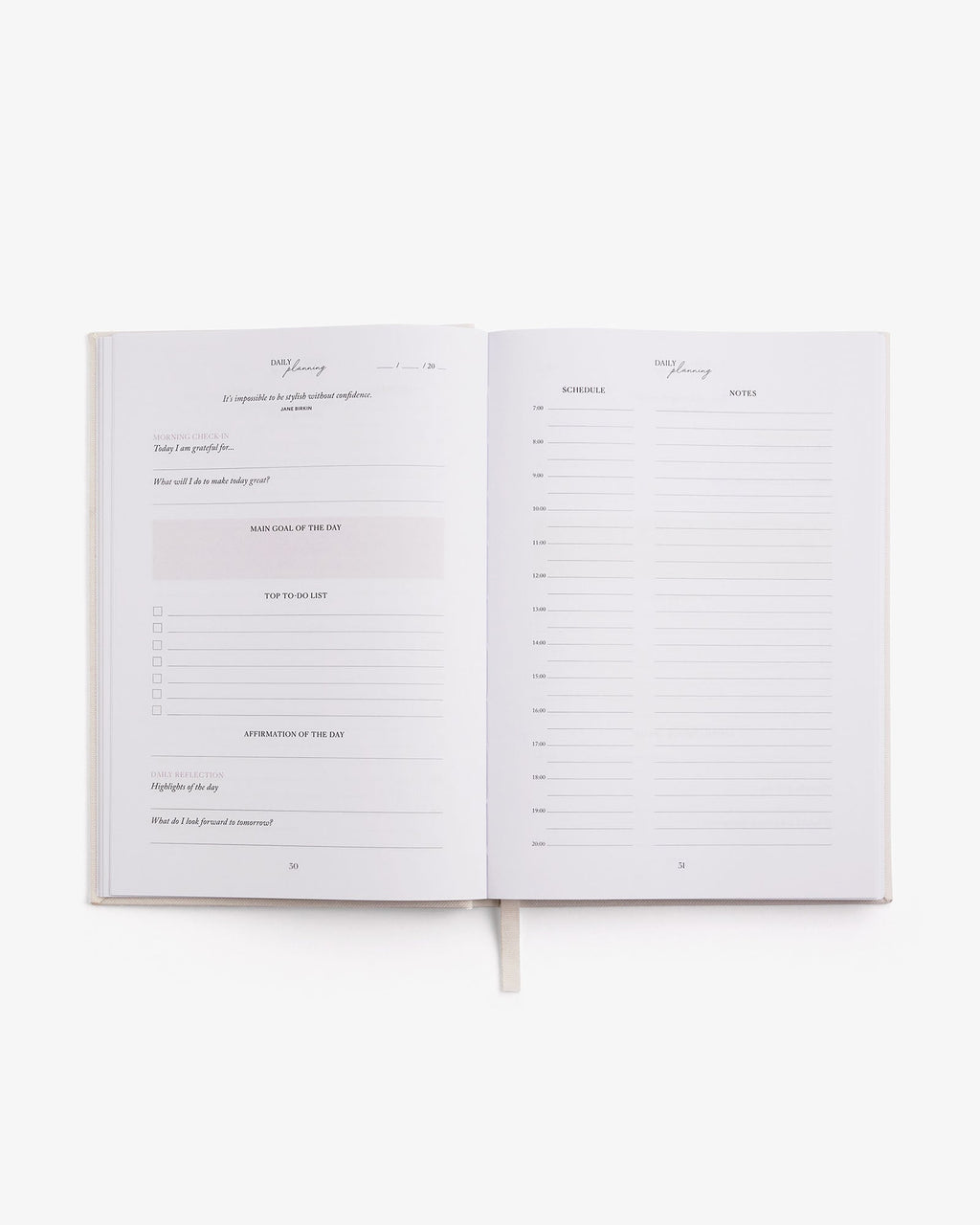 Life &Style Planner - Off-White