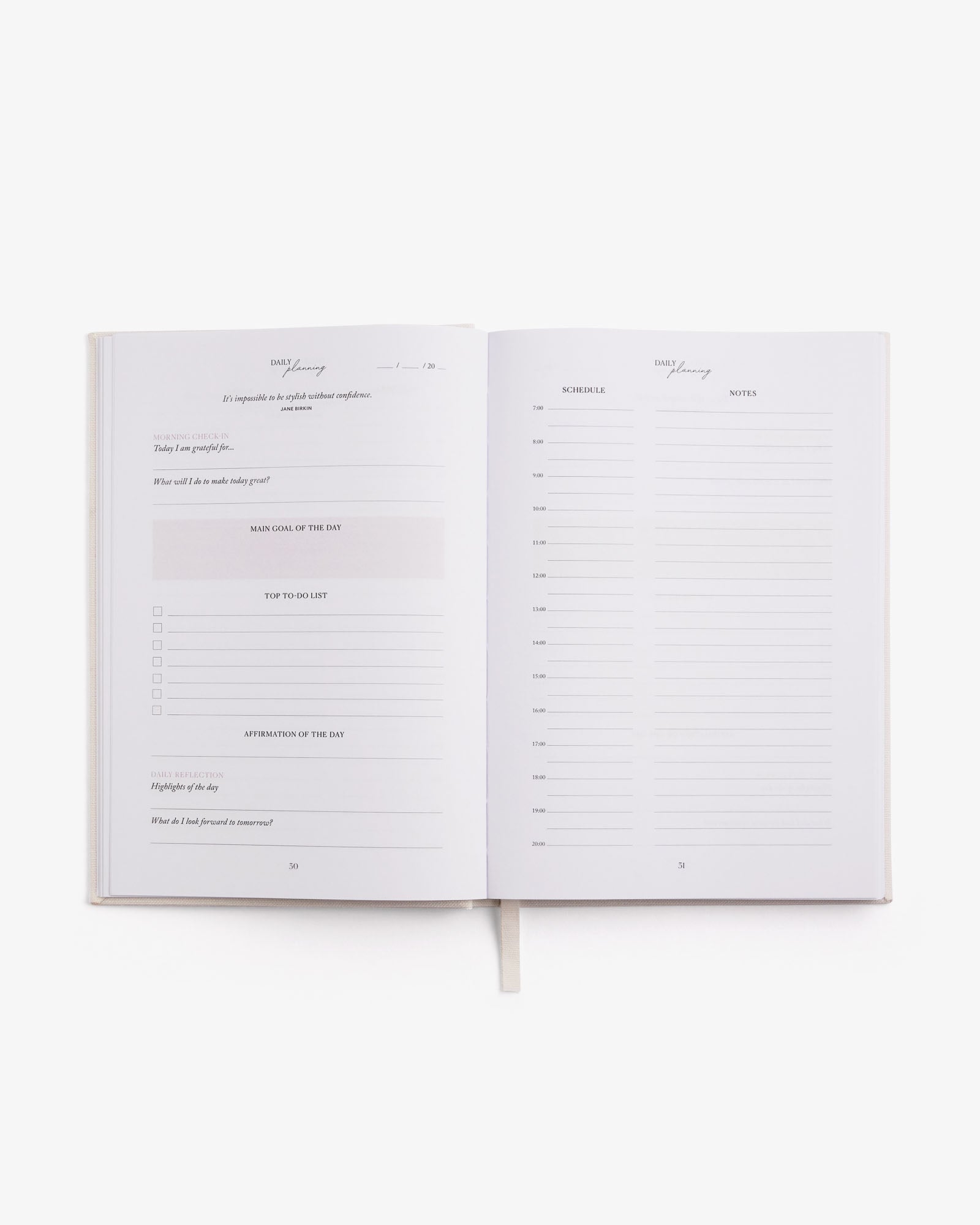 Life &Style Planner - Off-White