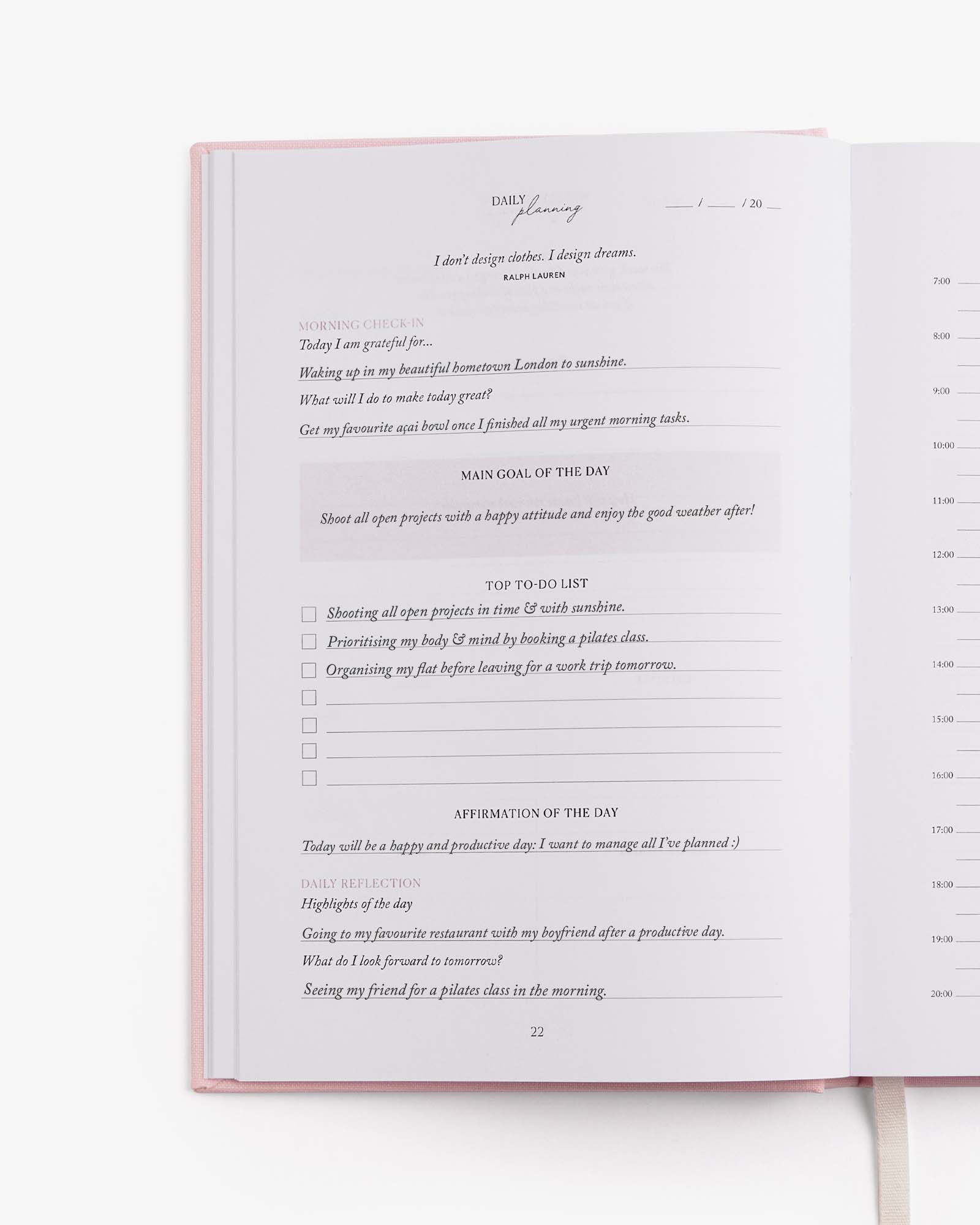 Life & Style Planner - Light Pink