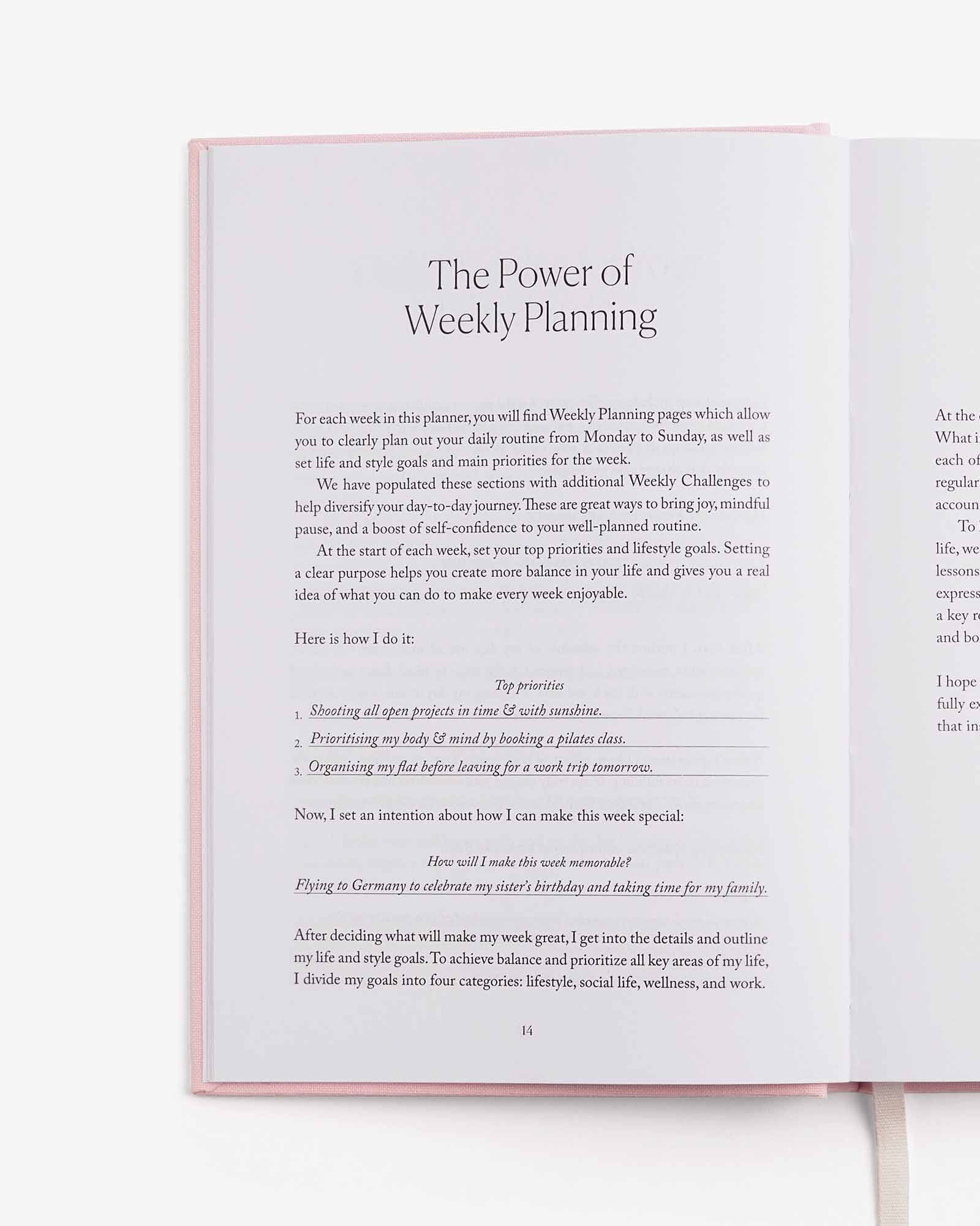 Life & Style Planner - Light Pink