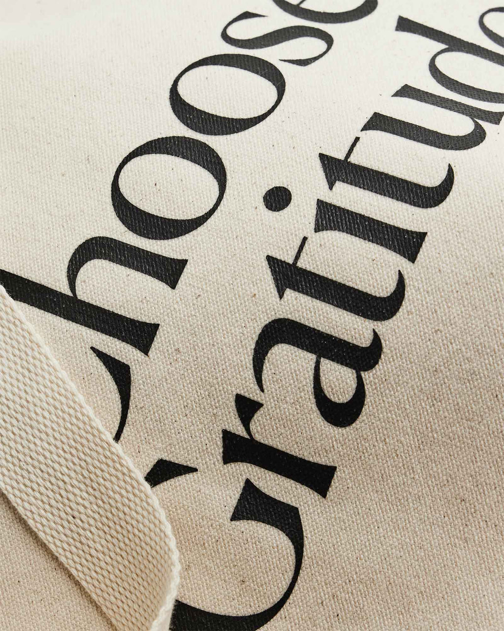 Choose Gratitude - Organic Cotton Tote Bag