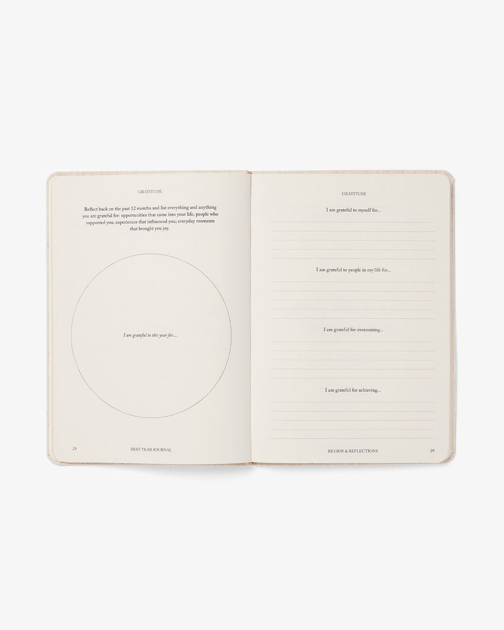 Best Year Journal - Black