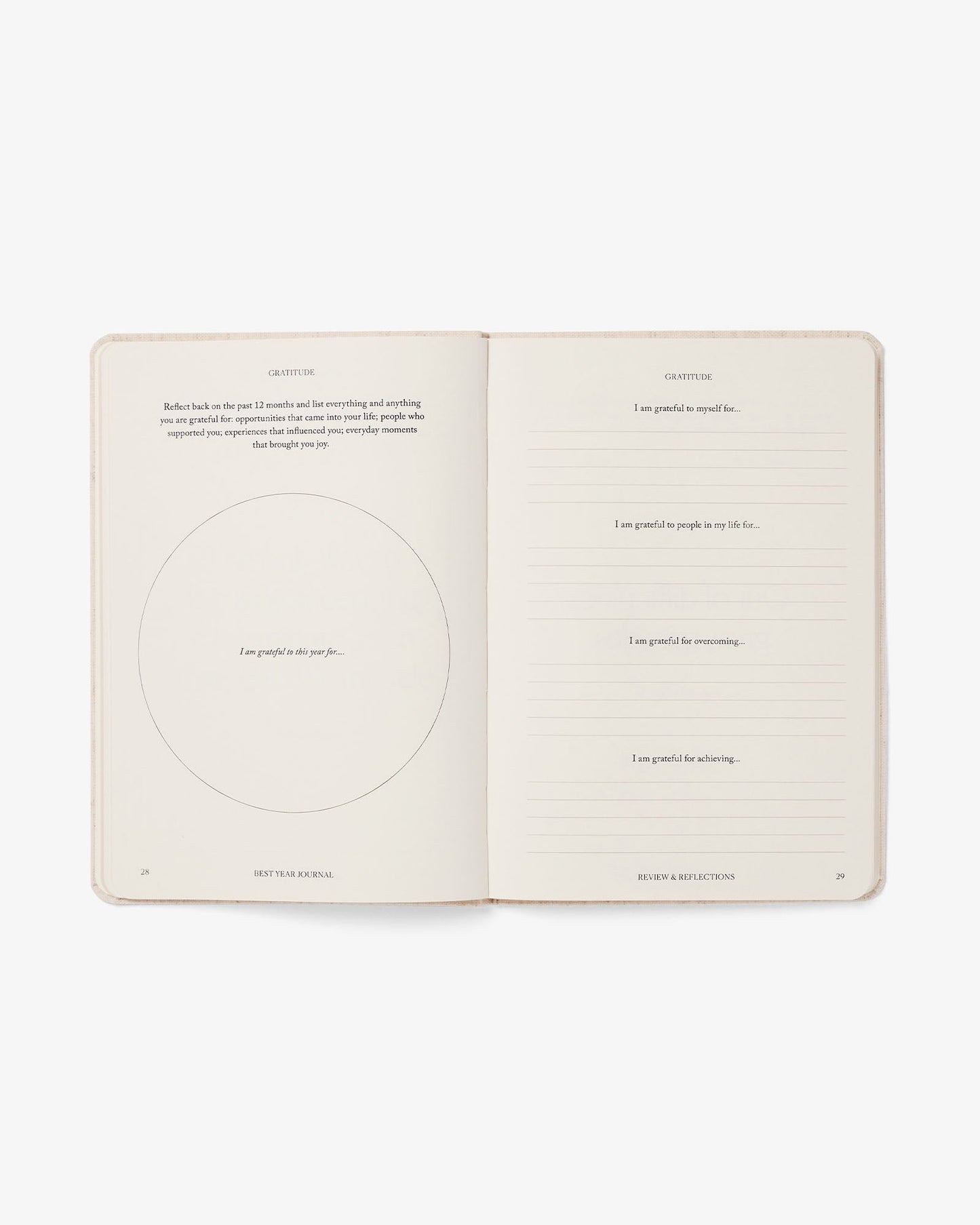 Best Year Journal - Oat