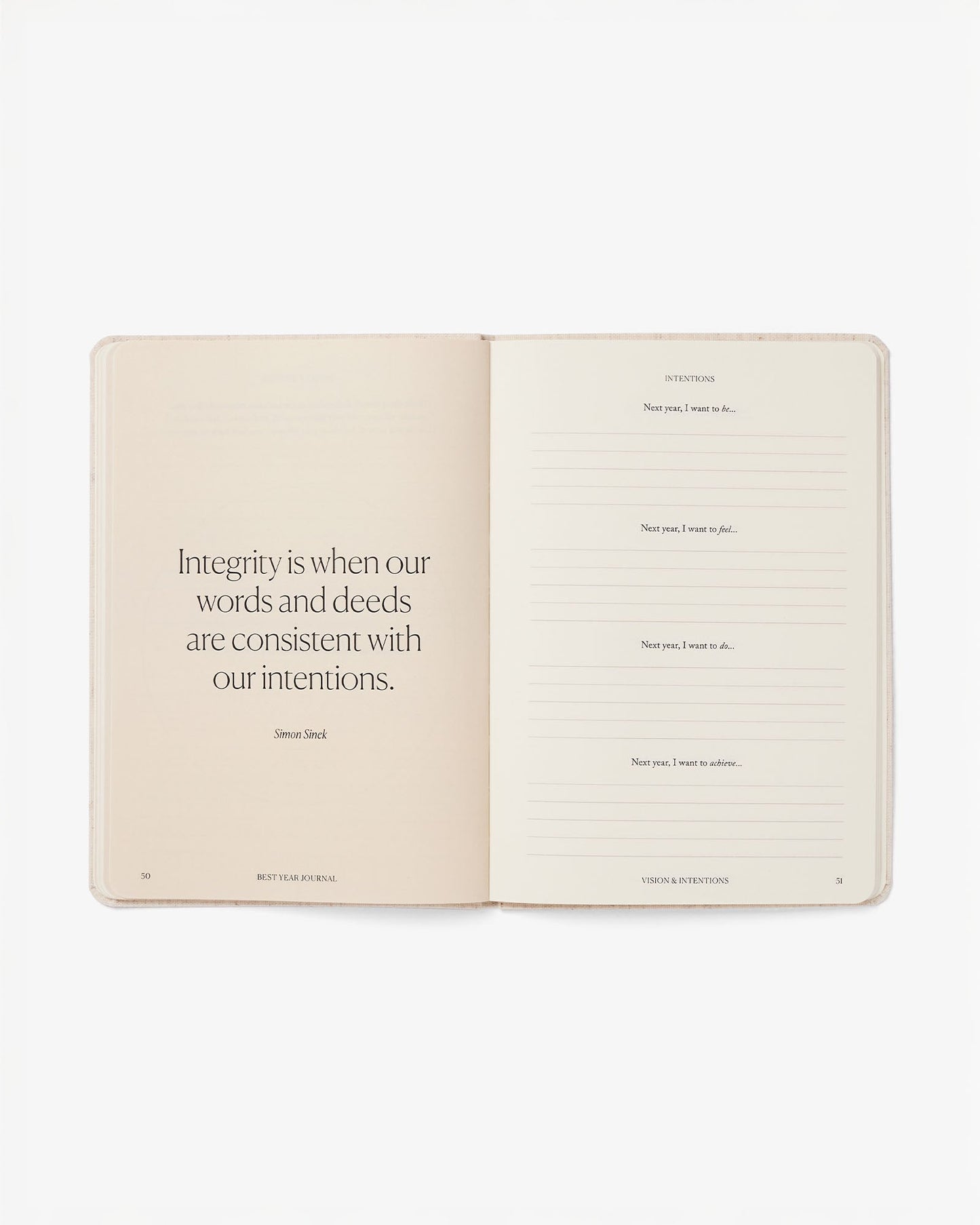 Best Year Journal - Oat