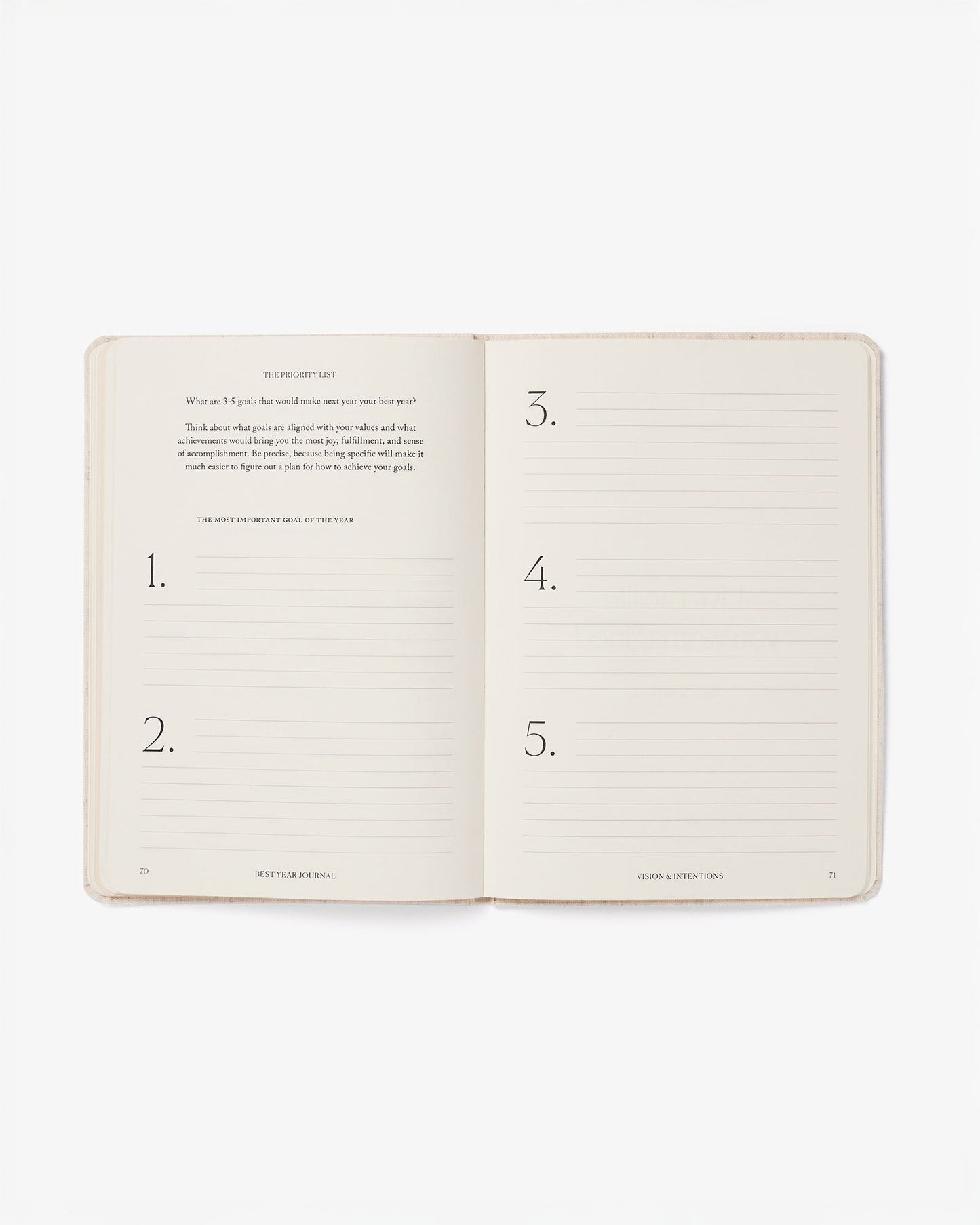Best Year Journal - Oat