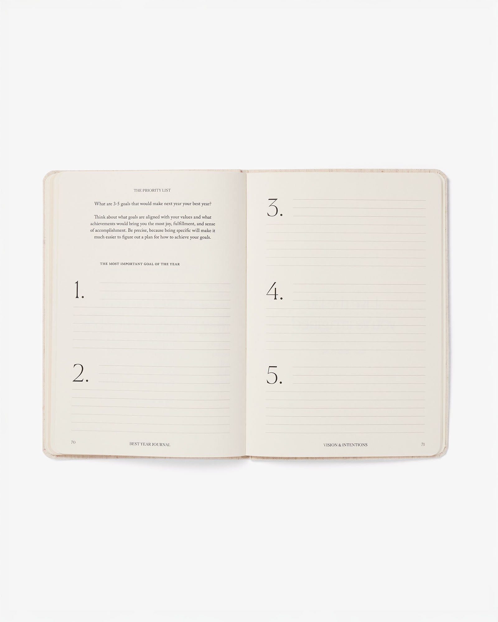 Best Year Journal - Oat