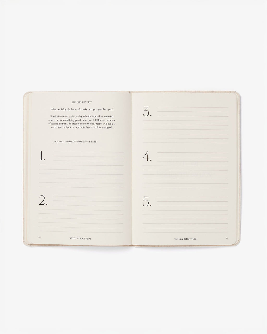 Best Year Journal - Black