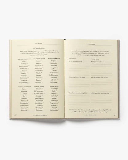 Life Designer Journal for Couples