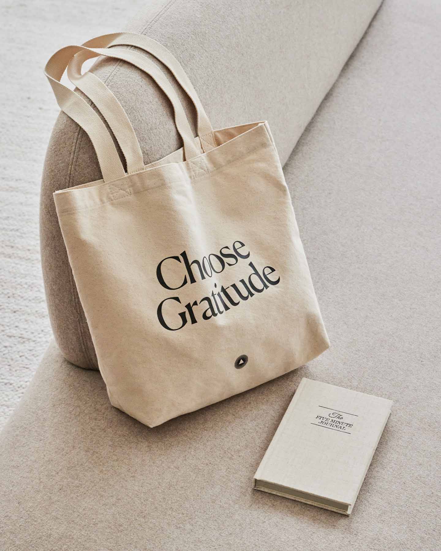 Choose Gratitude - Organic Cotton Tote Bag