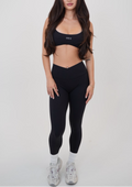My Time Is Divine V-Waist Legging - Black