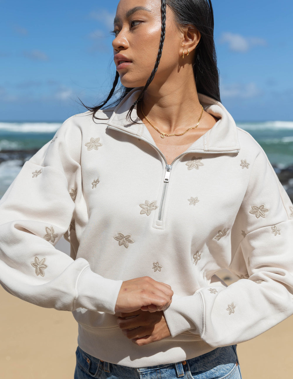 The Soft Bloom Zip