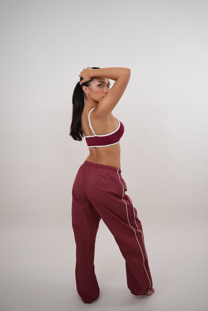 I Accept Change with Grace Pant- Red