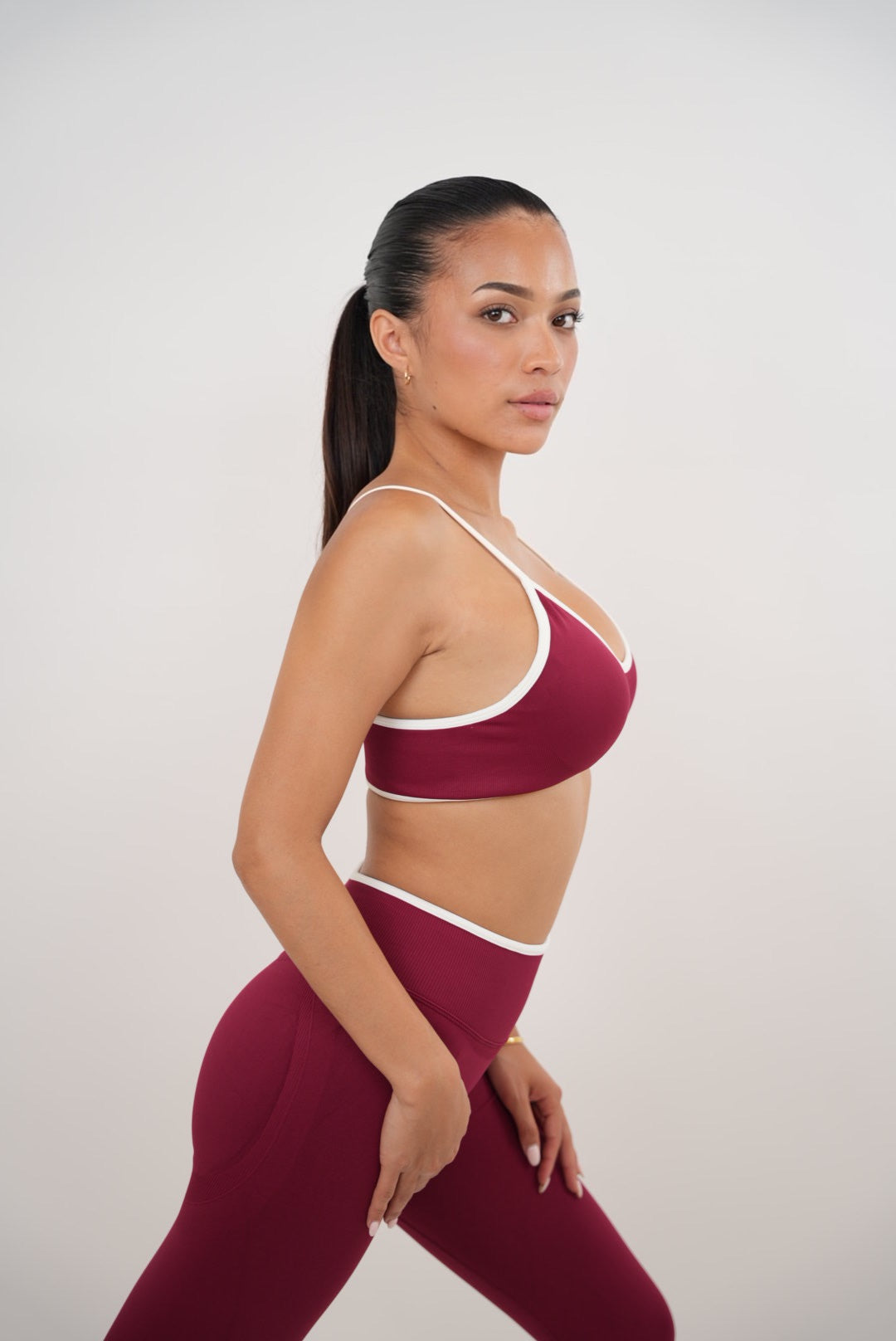 Passion is Power Sports Bra - Red