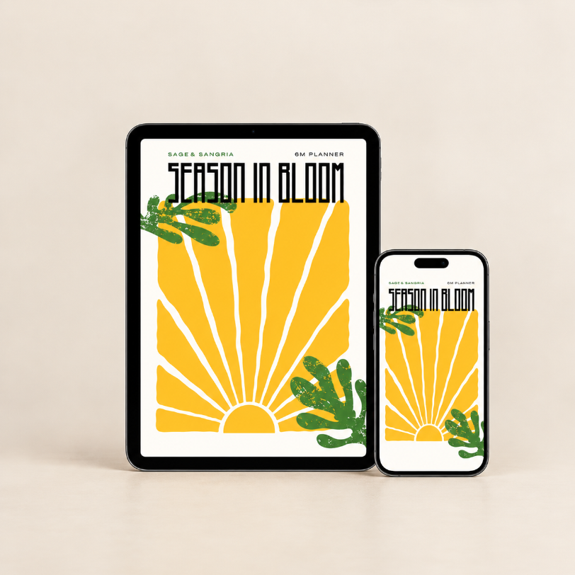 Season In Bloom- Digital 6mth Planner