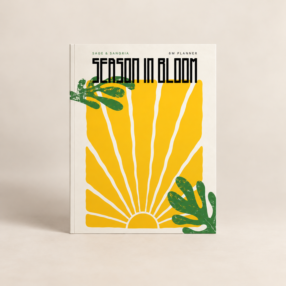Season In Bloom- Undated 6 Month Planner
