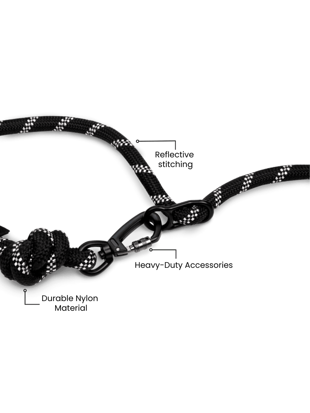 Hands - Free Dog Leash - Black