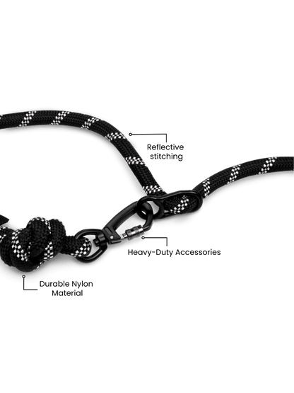Hands - Free Dog Leash - Black