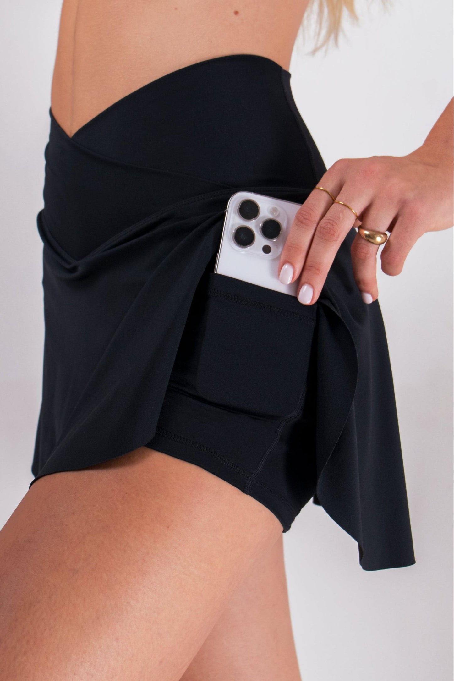Women's Athletic Skort - Black