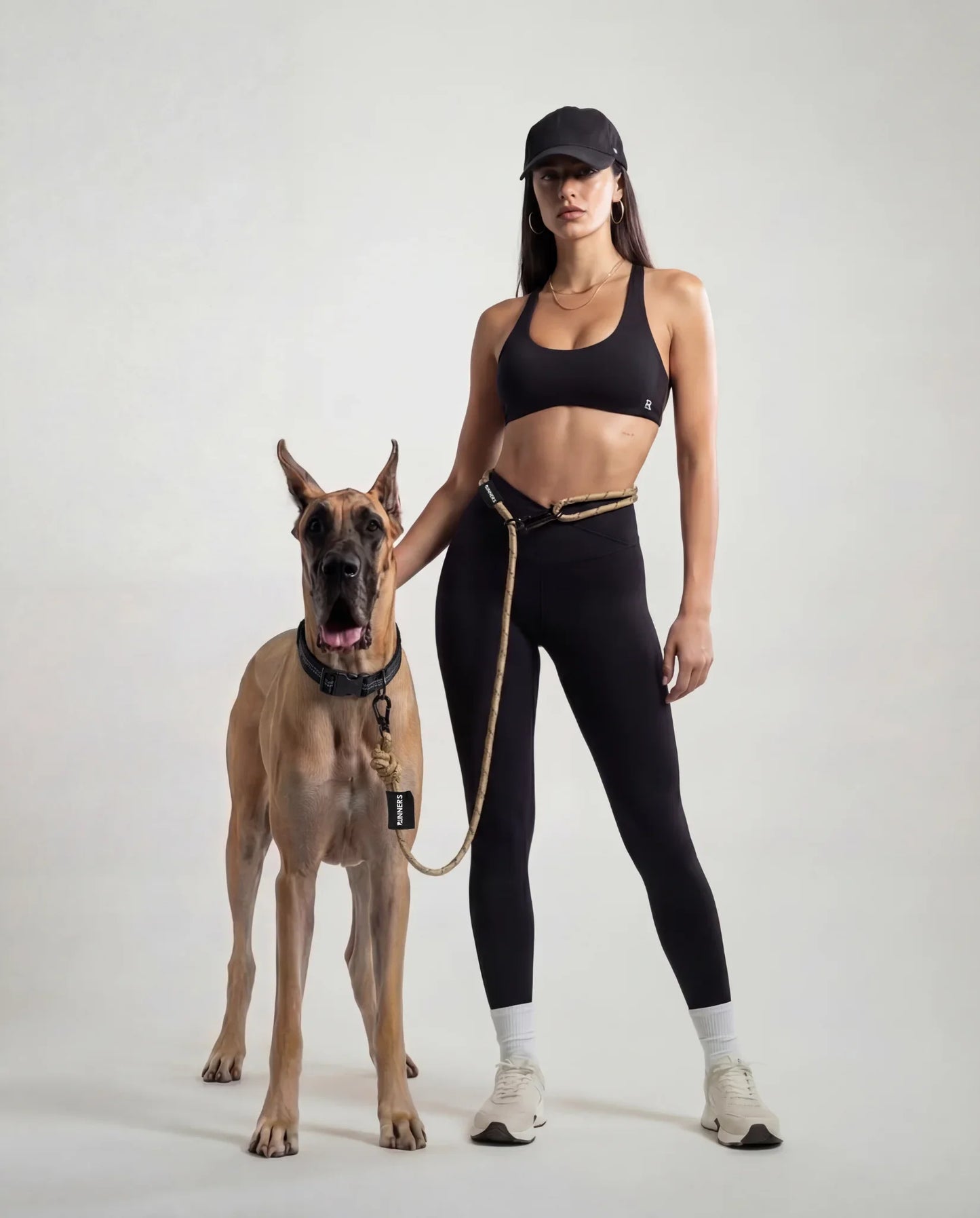Hands-Free Dog Leash - Olive Green